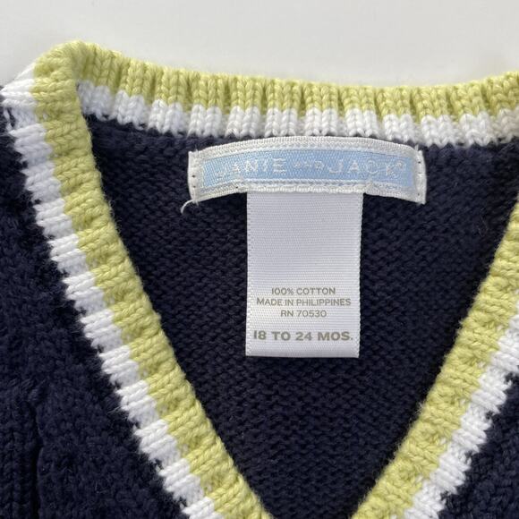 Janie And Jack Sweater Vest - Picture 2 of 2